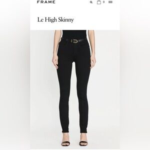 Frame Denim Le High Skinny, Nior. size 24. excellent condition